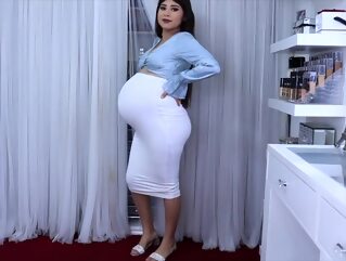 hd Huge Pregnant Mom Speaks in Sexy Language and Wears Sexy Clothes fetish pregnant